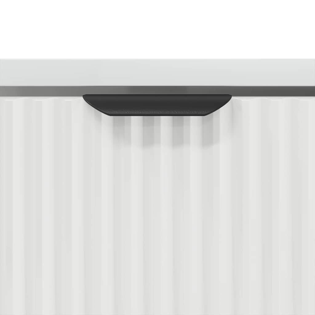 vidaXL Couchtisch mit Schubladen Weiß 90 x 49 x 46 cm Holzwerkstoff