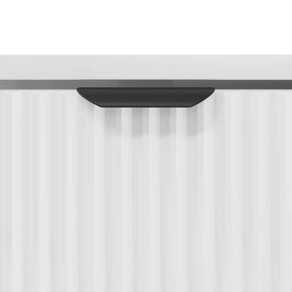 vidaXL Couchtisch mit Schubladen Weiß 90 x 49 x 46 cm Holzwerkstoff