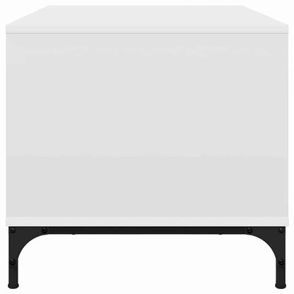 vidaXL Couchtisch mit Schubladen Weiß 90 x 49 x 46 cm Holzwerkstoff