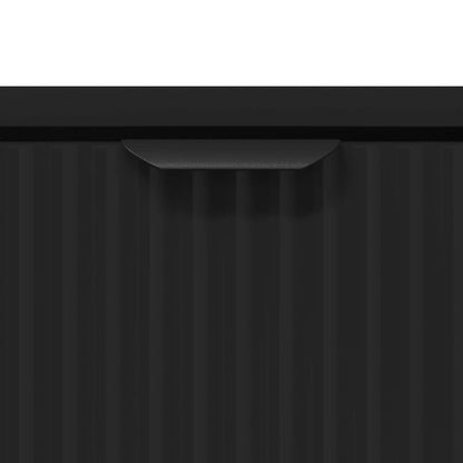 vidaXL Couchtisch Schwarz Eichen-Optik 90 x 49 x 46 cm Holzwerkstoff