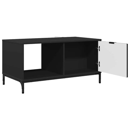 vidaXL Couchtisch Schwarz Eichen-Optik 90 x 49 x 46 cm Holzwerkstoff
