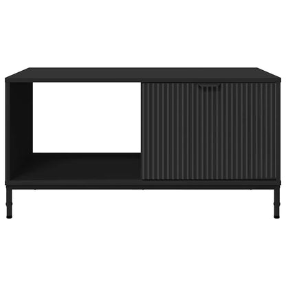 vidaXL Couchtisch Schwarz Eichen-Optik 90 x 49 x 46 cm Holzwerkstoff