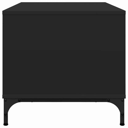 vidaXL Couchtisch Schwarz Eichen-Optik 90 x 49 x 46 cm Holzwerkstoff