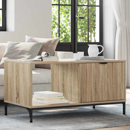 vidaXL Couchtisch Sonoma-Eiche 90 x 49 x 46 cm Holzwerkstoff