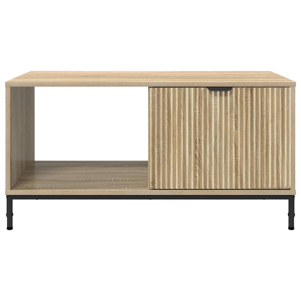 vidaXL Couchtisch Sonoma-Eiche 90 x 49 x 46 cm Holzwerkstoff