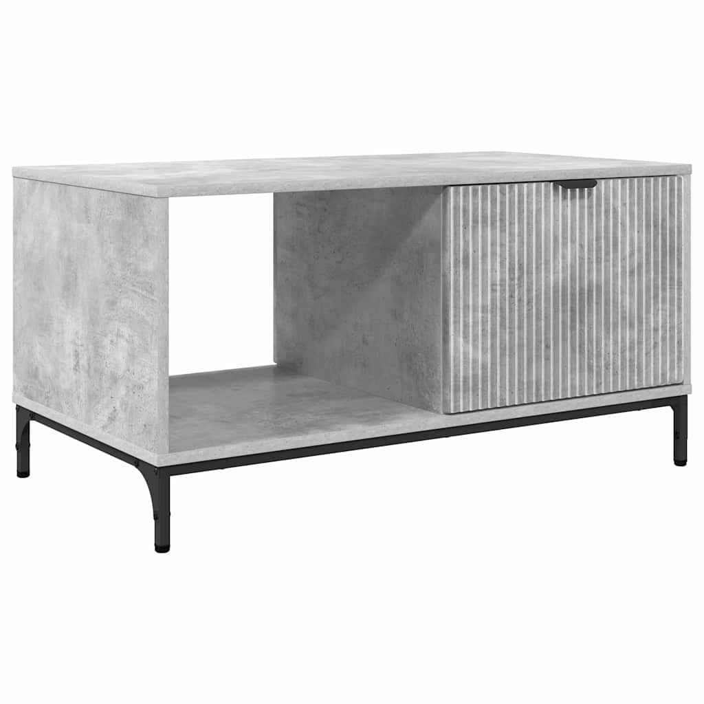 Couchtisch Beton Grau 90 x 49 x 46 cm Holzwerkstoff