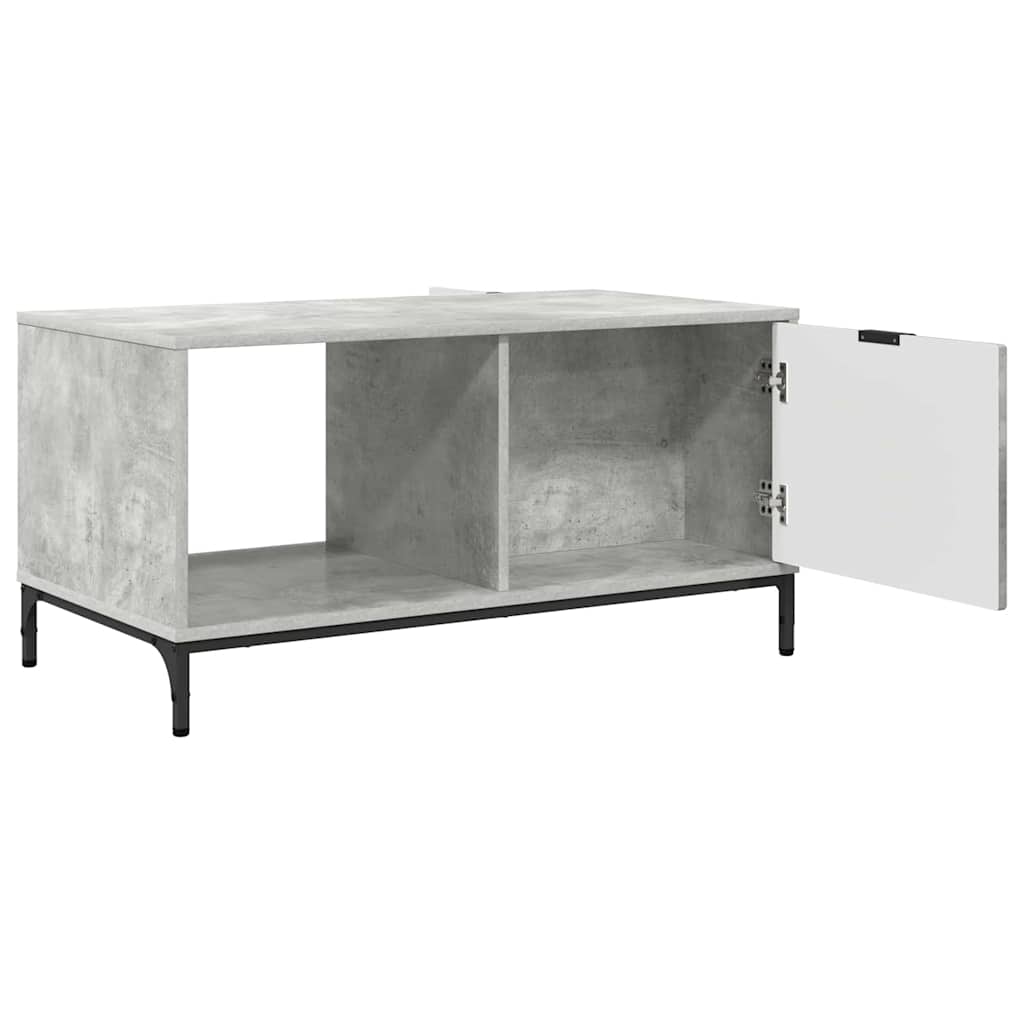 Couchtisch Beton Grau 90 x 49 x 46 cm Holzwerkstoff