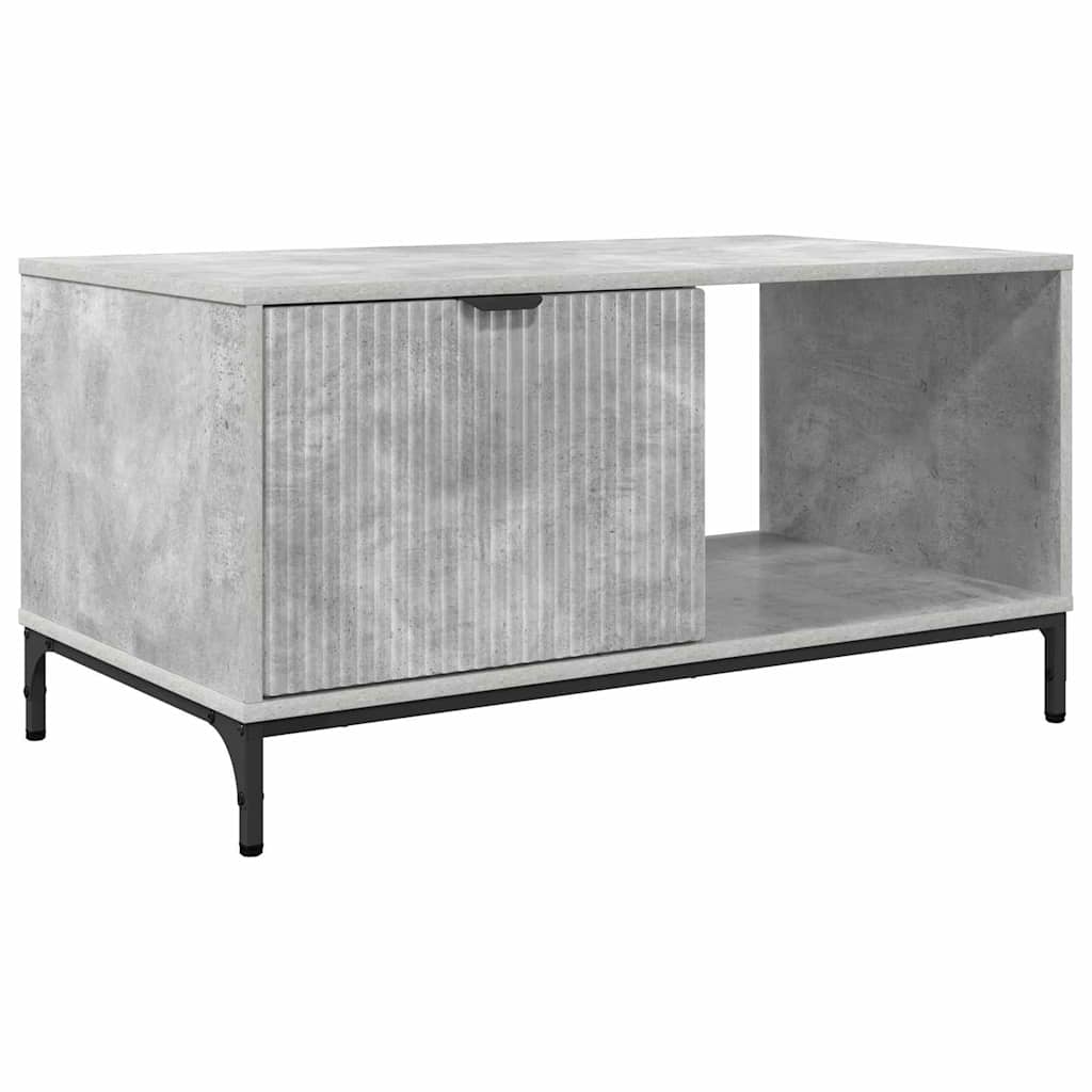 Couchtisch Beton Grau 90 x 49 x 46 cm Holzwerkstoff