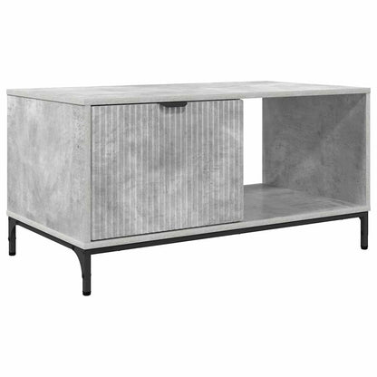 Couchtisch Beton Grau 90 x 49 x 46 cm Holzwerkstoff