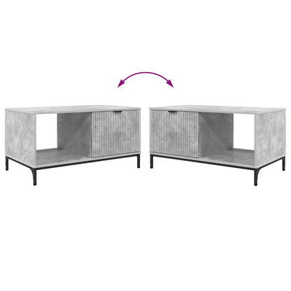 vidaXL Couchtisch Beton Grau 90 x 49 x 46 cm Holzwerkstoff