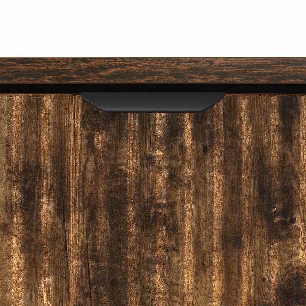 vidaXL Couchtisch Geräucherte Eiche 90 x 49 x 46 cm Holzwerkstoff