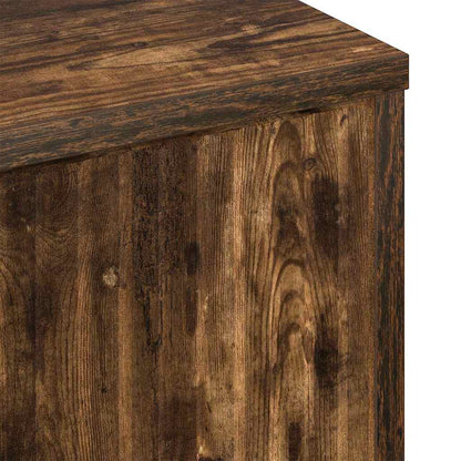 vidaXL Couchtisch Geräucherte Eiche 90 x 49 x 46 cm Holzwerkstoff