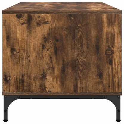 vidaXL Couchtisch Geräucherte Eiche 90 x 49 x 46 cm Holzwerkstoff