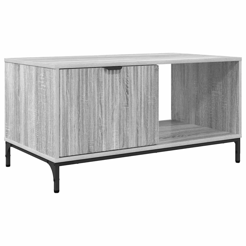 Couchtisch Graues Sonoma 90 x 49 x 46 cm Holzwerkstoff