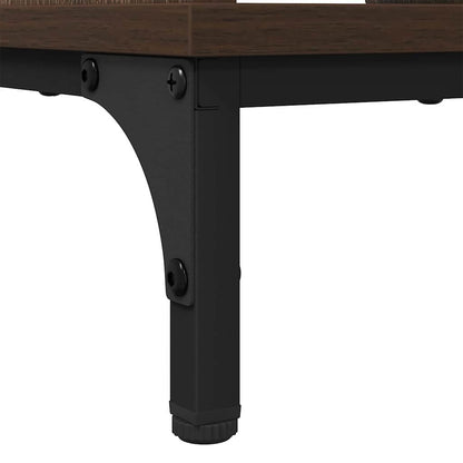 vidaXL Couchtisch Braun Eichen-Optik 90 x 49 x 46 cm Holzwerkstoff