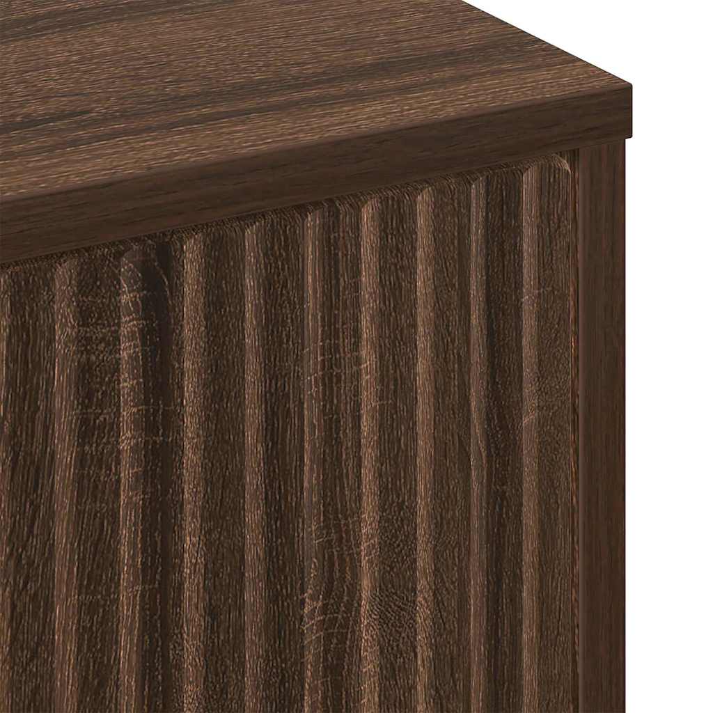 vidaXL Couchtisch Braun Eichen-Optik 90 x 49 x 46 cm Holzwerkstoff