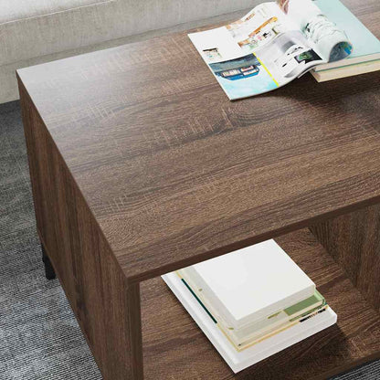 vidaXL Couchtisch Braun Eichen-Optik 90 x 49 x 46 cm Holzwerkstoff