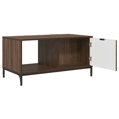 vidaXL Couchtisch Braun Eichen-Optik 90 x 49 x 46 cm Holzwerkstoff