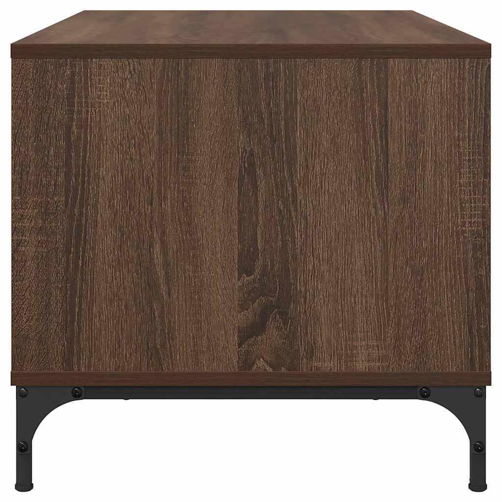 vidaXL Couchtisch Braun Eichen-Optik 90 x 49 x 46 cm Holzwerkstoff