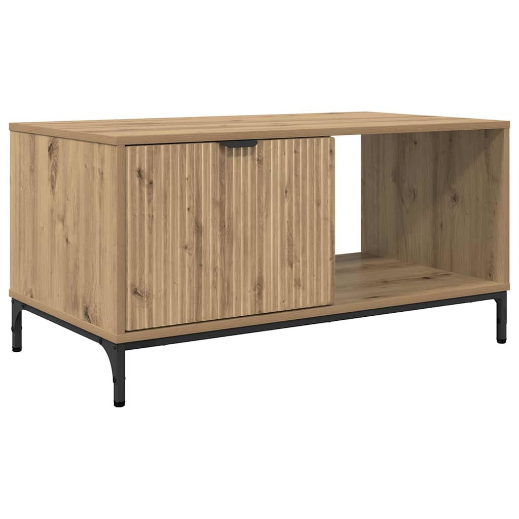 vidaXL Couchtisch Artisan-Eiche 90 x 49 x 46 cm Holzwerkstoff