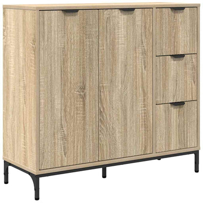 Sideboard Sonoma-Eiche 89,5 x 33 x 82 cm Holzwerkstoff
