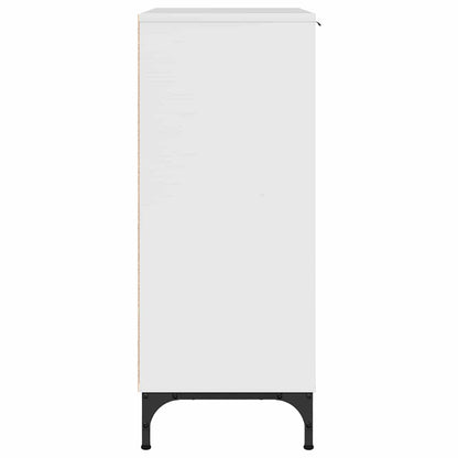 Sideboard Hochglanz Weiß 89,5 x 33 x 82 cm Holzwerkstoff