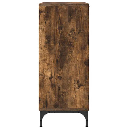 Sideboard Geräucherte Eiche 89,5 x 33 x 82 cm Holzwerkstoff