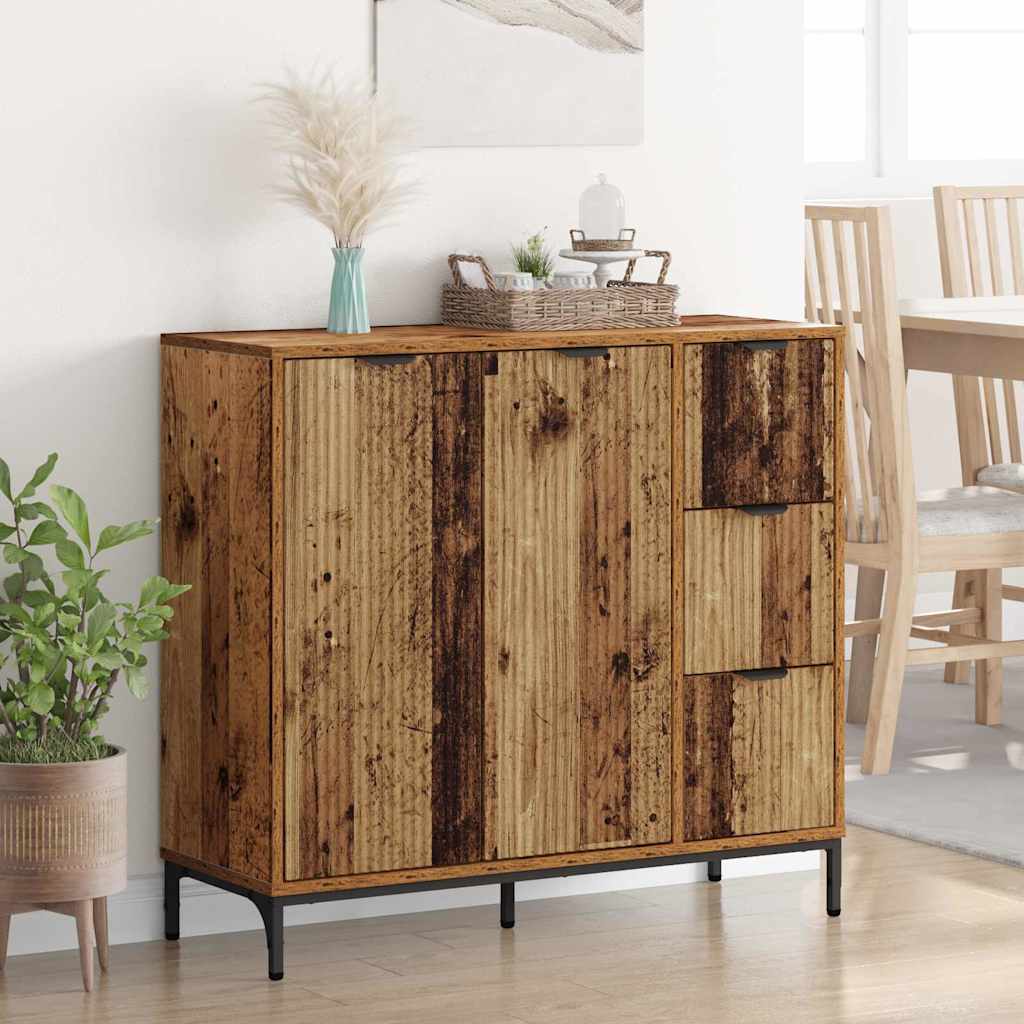 Sideboard Altholz 89,5 x 33 x 82 cm Holzwerkstoff