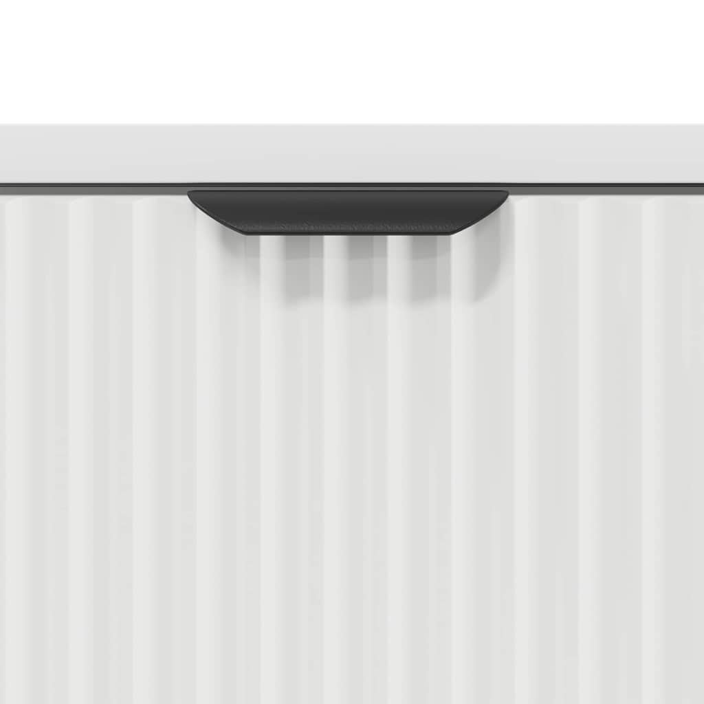 Nachttisch mit Schubladen Weiß 63,5 x 36 x 61 cm Holzwerkstoff