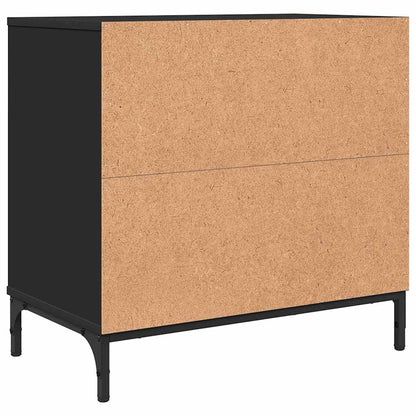 vidaXL Nachttisch Schwarz 63,5 x 36 x 61 cm Holzwerkstoff