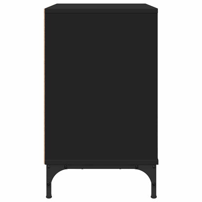 vidaXL Nachttisch Schwarz 63,5 x 36 x 61 cm Holzwerkstoff
