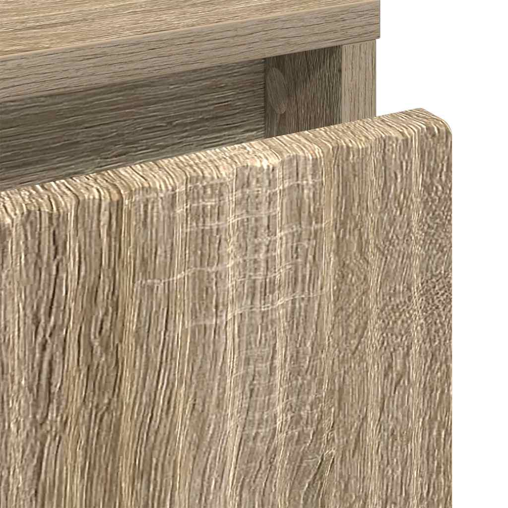 vidaXL Nachttisch Sonoma-Eiche 63,5 x 36 x 61 cm Holzwerkstoff