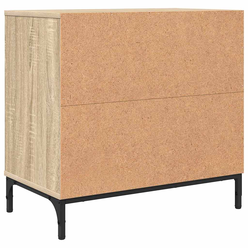 vidaXL Nachttisch Sonoma-Eiche 63,5 x 36 x 61 cm Holzwerkstoff