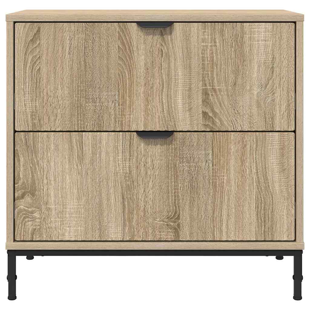 vidaXL Nachttisch Sonoma-Eiche 63,5 x 36 x 61 cm Holzwerkstoff