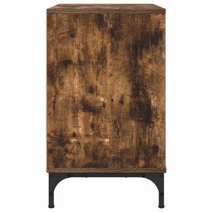 vidaXL Nachttisch Räuchereiche 63,5 x 36 x 61 cm Holzwerkstoff