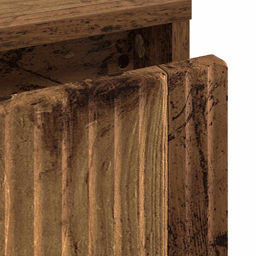 vidaXL Nachttisch Altholz 63,5 x 36 x 61 cm Holzwerkstoff
