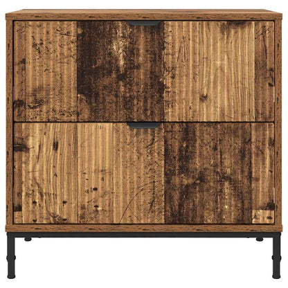 vidaXL Nachttisch Altholz 63,5 x 36 x 61 cm Holzwerkstoff