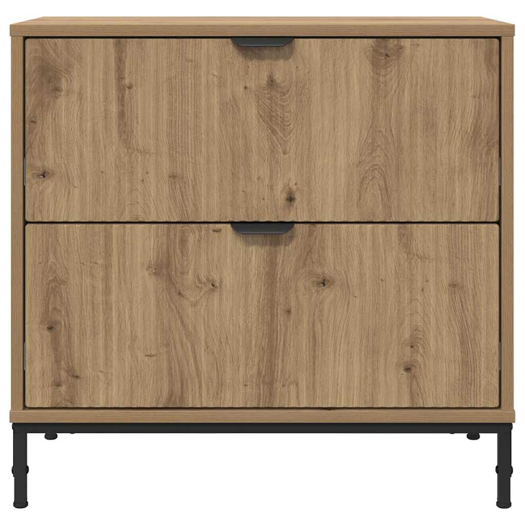 Nachttisch Artisan-Eiche 63,5 x 36 x 61 cm Holzwerkstoff