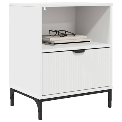 vidaXL Nachttisch 2 pcs Weiß 49 x 36 x 61 cm Holzwerkstoff