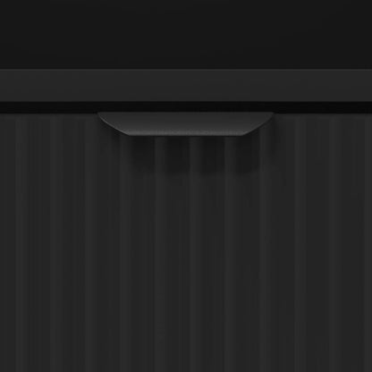 Nachttisch 2 pcs Schwarz 49 x 36 x 61 cm Holzwerkstoff