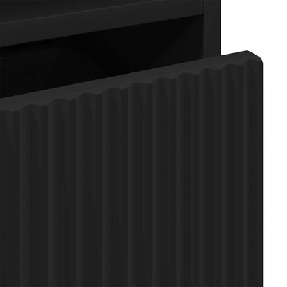 Nachttisch 2 pcs Schwarz 49 x 36 x 61 cm Holzwerkstoff