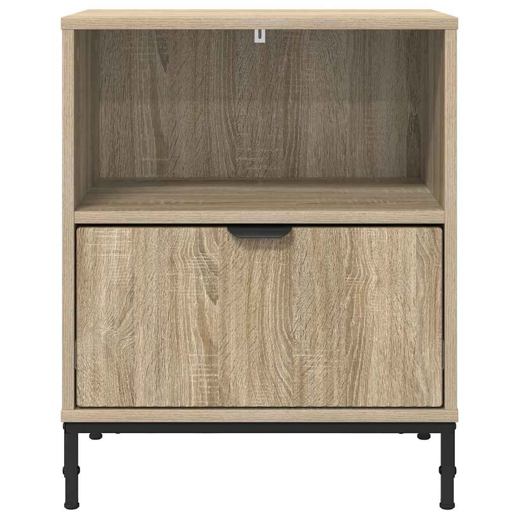 vidaXL Nachttisch Sonoma-Eiche 49 x 36 x 61 cm Holzwerkstoff