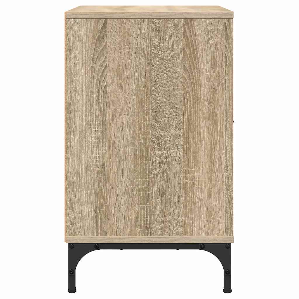 vidaXL Nachttisch 2 pcs Sonoma-Eiche 49 x 36 x 61 cm Holzwerkstoff