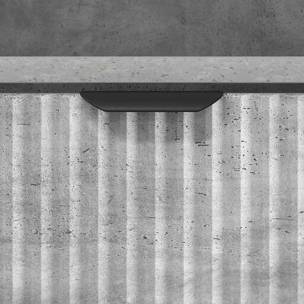 Nachttisch 2 pcs Betongrau 49 x 36 x 61 cm Holzwerkstoff