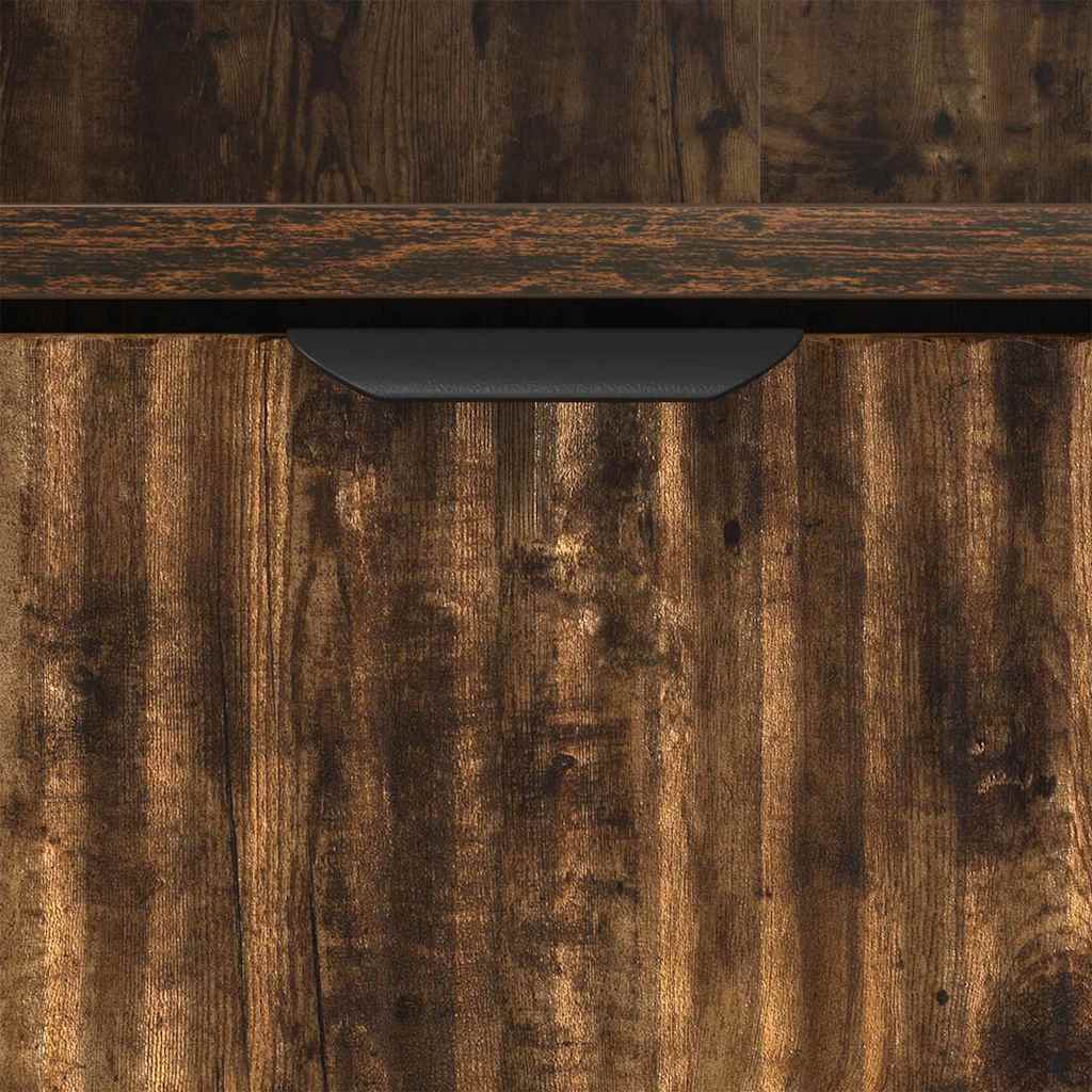 vidaXL Nachttisch Räuchereiche 49 x 36 x 61 cm Holzwerkstoff