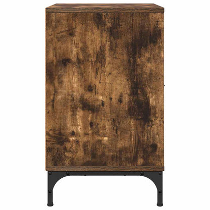 vidaXL Nachttisch Räuchereiche 49 x 36 x 61 cm Holzwerkstoff