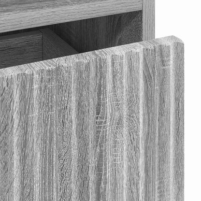 vidaXL Nachttisch Grau Sonoma 49 x 36 x 61 cm Holzwerkstoff