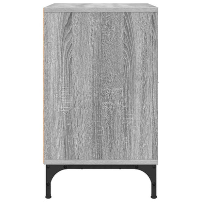 vidaXL Nachttisch Grau Sonoma 49 x 36 x 61 cm Holzwerkstoff