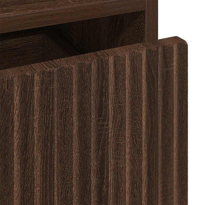 vidaXL Nachttisch Braun Eichen-Optik 49 x 36 x 61 cm Holzwerkstoff