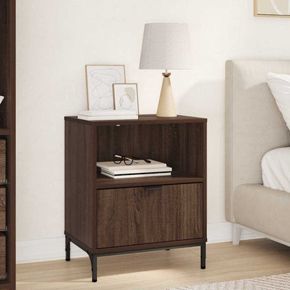 vidaXL Nachttisch Braun Eichen-Optik 49 x 36 x 61 cm Holzwerkstoff